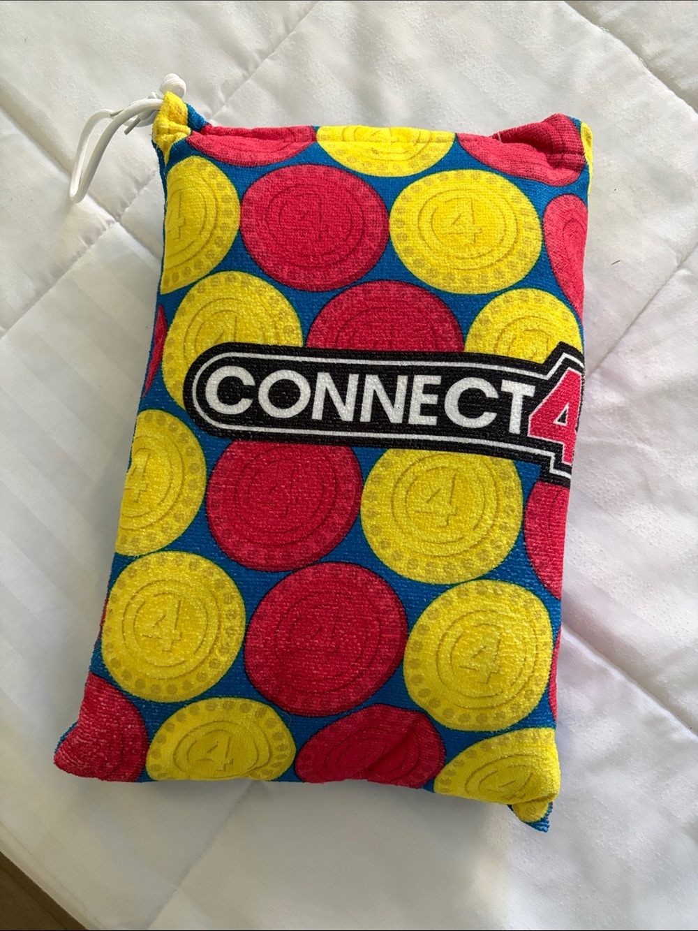 Connect 4 backpack towel